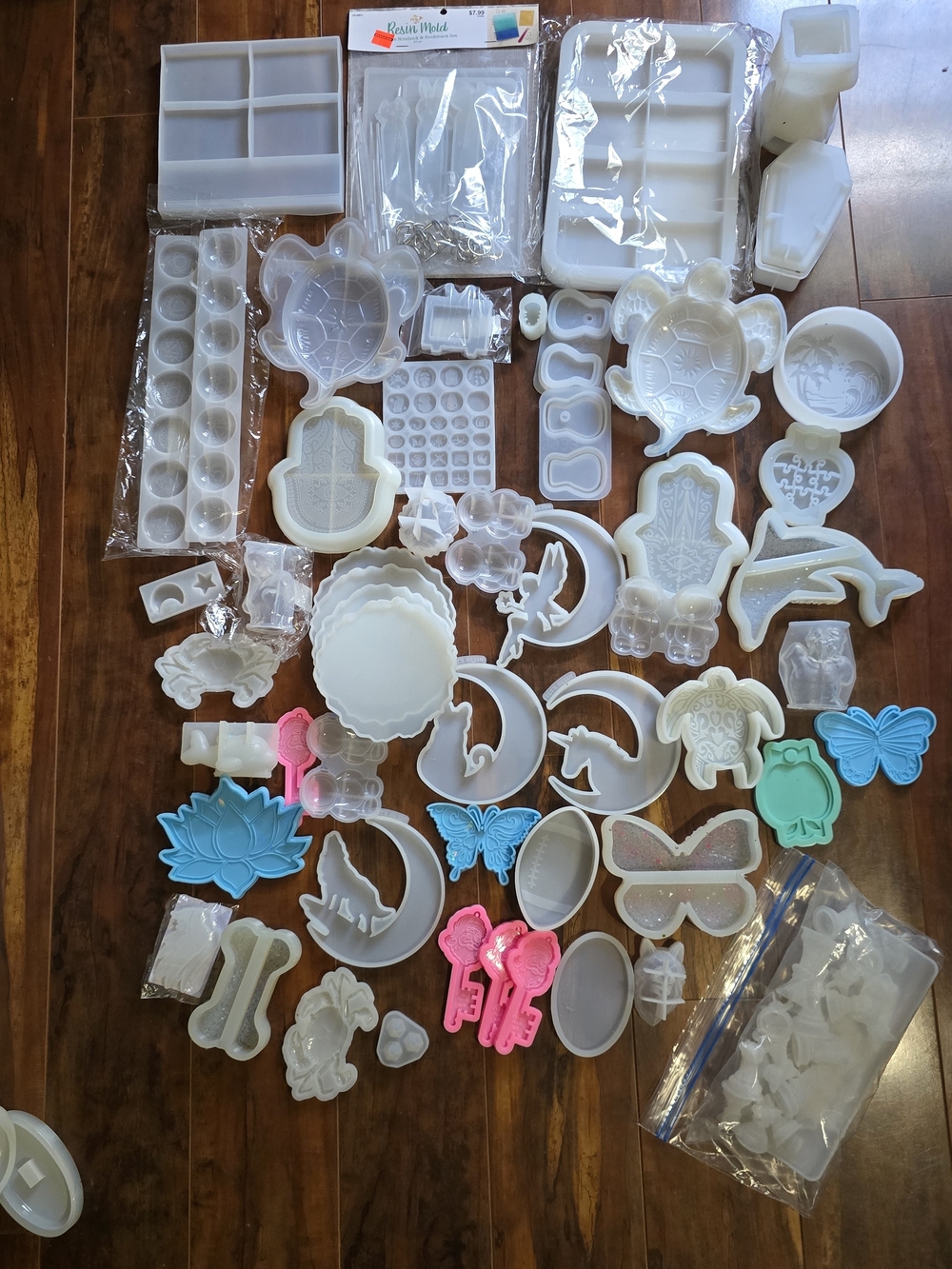Assorted Silicone Resin Molds -